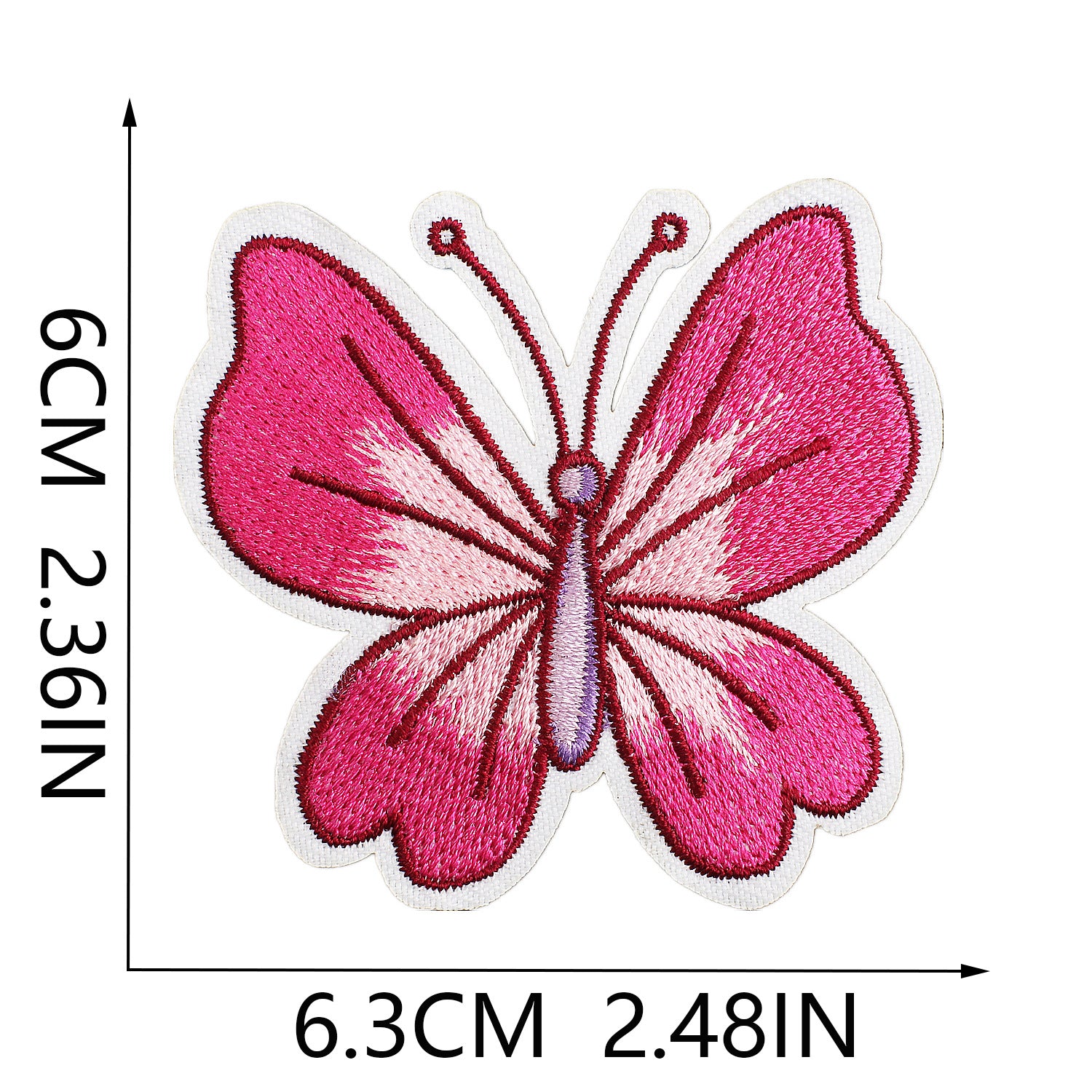 Wholesale Embroidered cloth patch pink girl disco super running high heels patch